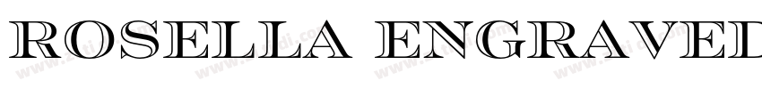 Rosella Engraved字体转换